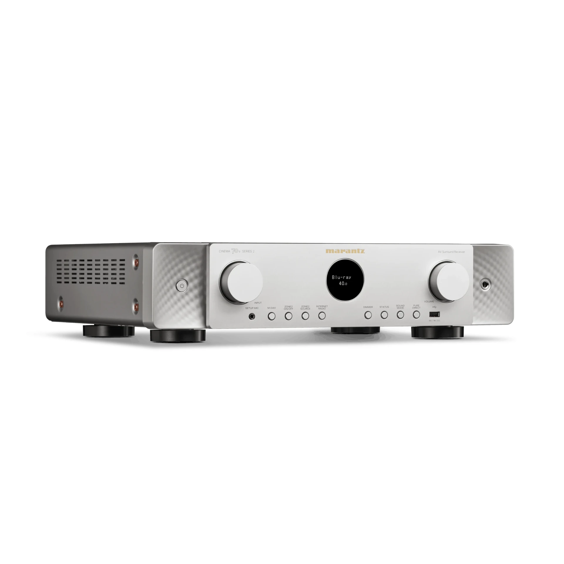 Vollverstärker, HiFi-Verstärker, Stereo, Silber, Rückseite Bassreflex?