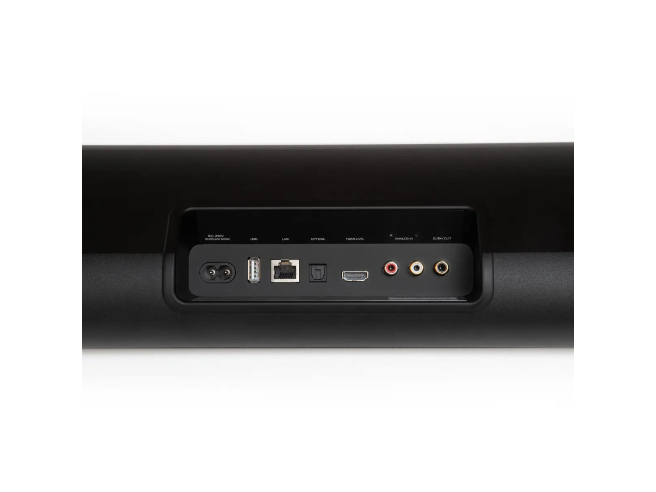 HDMI-Anschluss, USB-Anschluss, LAN-Anschluss, optisch, Audioanschlüsse