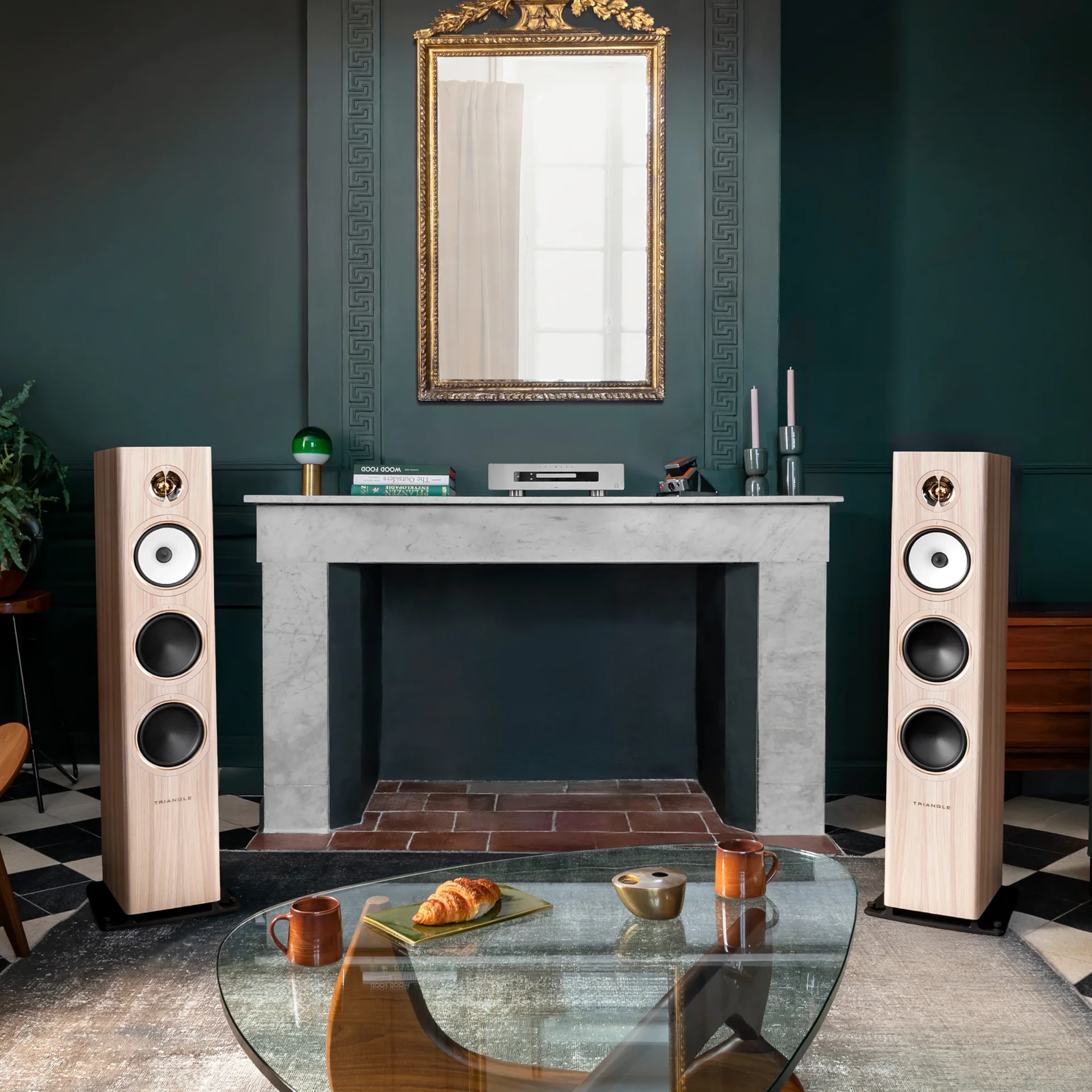 Lautsprecher, Standlautsprecher, Holzoptik, HiFi, Wohnzimmer