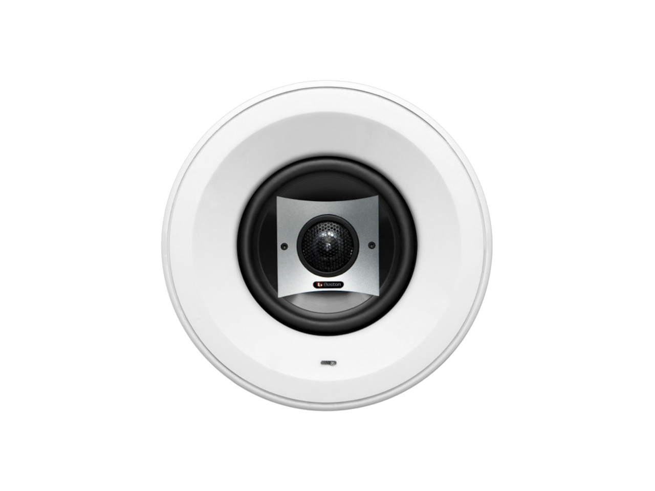 Lautsprecher, Kleinlautsprecher, Klangsystem, Runddesign, Schwarz/Weiß Kontrast