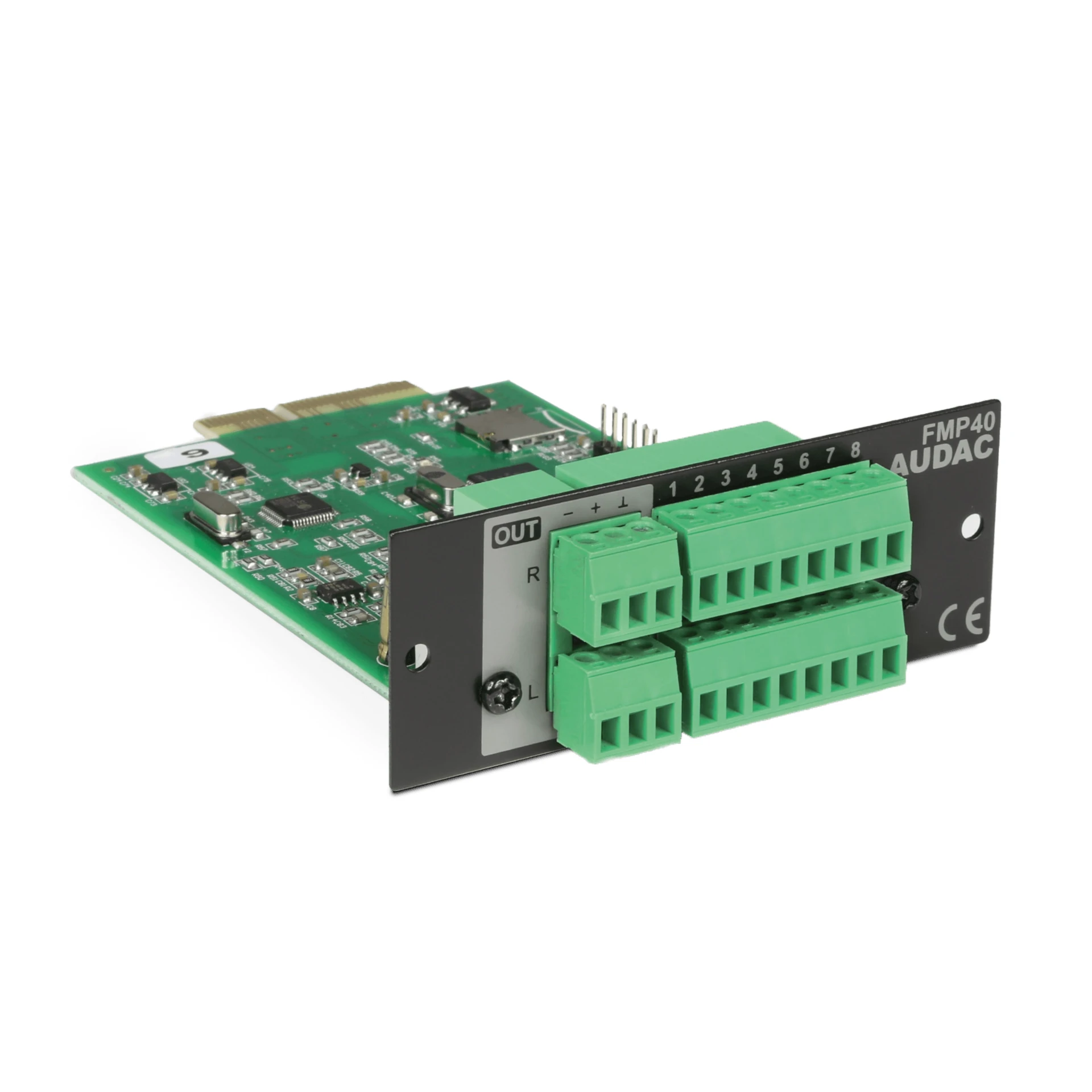 PCB, Schnittstelle Modul, 3.3V/5V, Klemmenblock, Audac FMP40