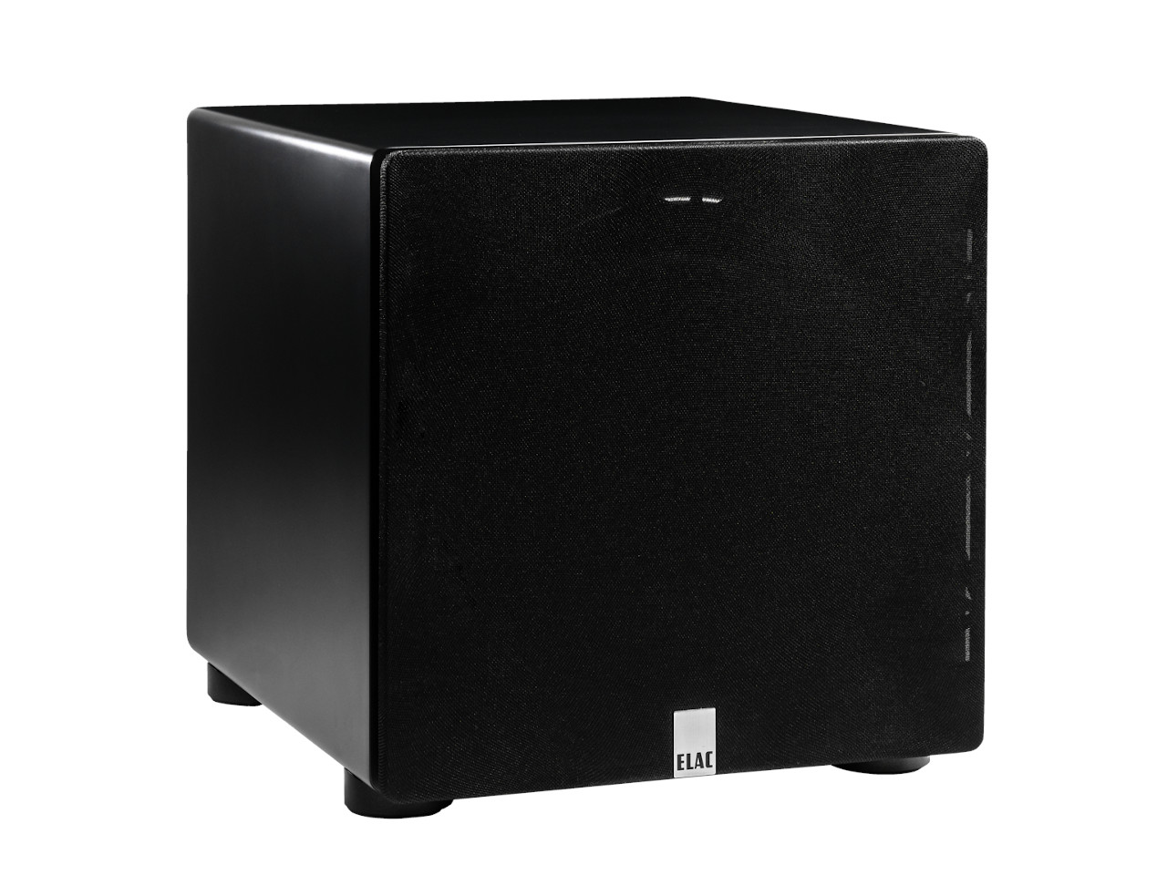 _subwoofer, schwarz, lautsprecher, gehäuse, ELAC_subwoofer