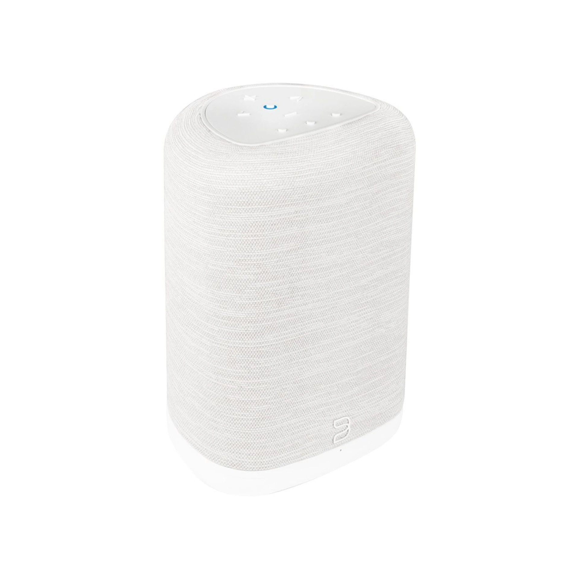 Lautsprecher, Bluetooth, WLAN, LED-Topplatte, Grau-Weiß