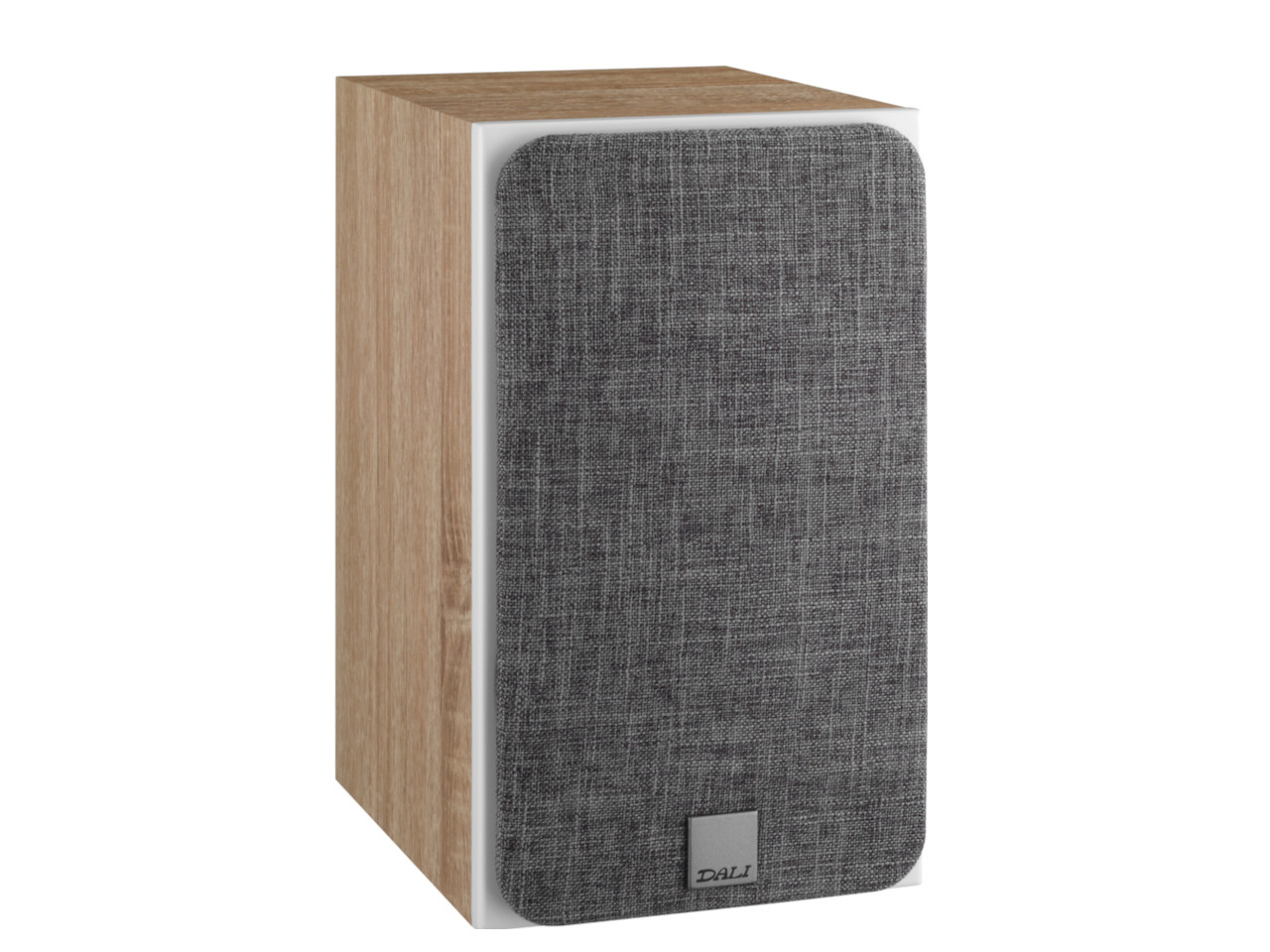 Lautsprecher, Bluetooth, Holzgehäuse, Grau, Stofffront