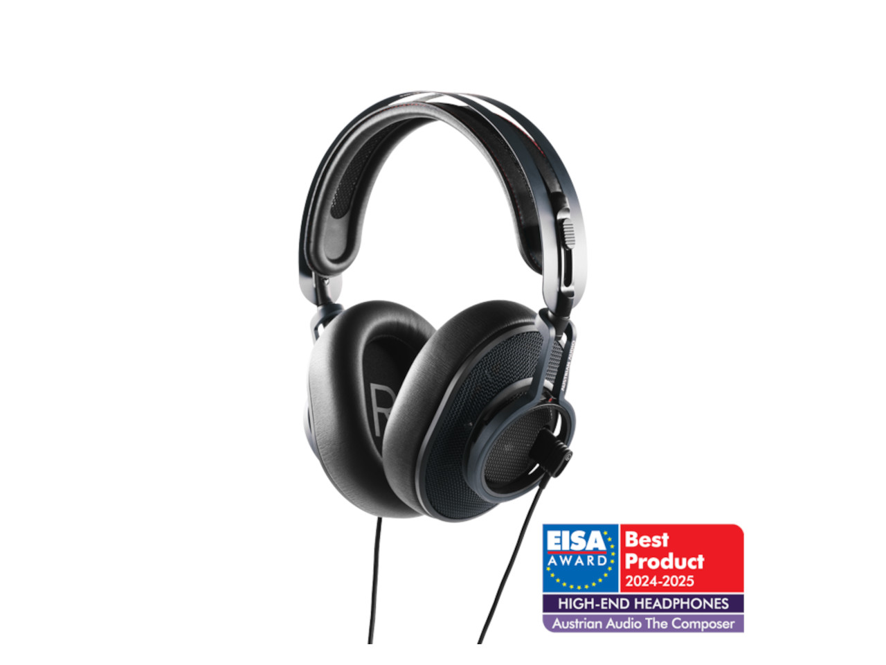 Over-Ear, Kopfhörer, Kabelgebunden, Schwarz, Logo-Frei