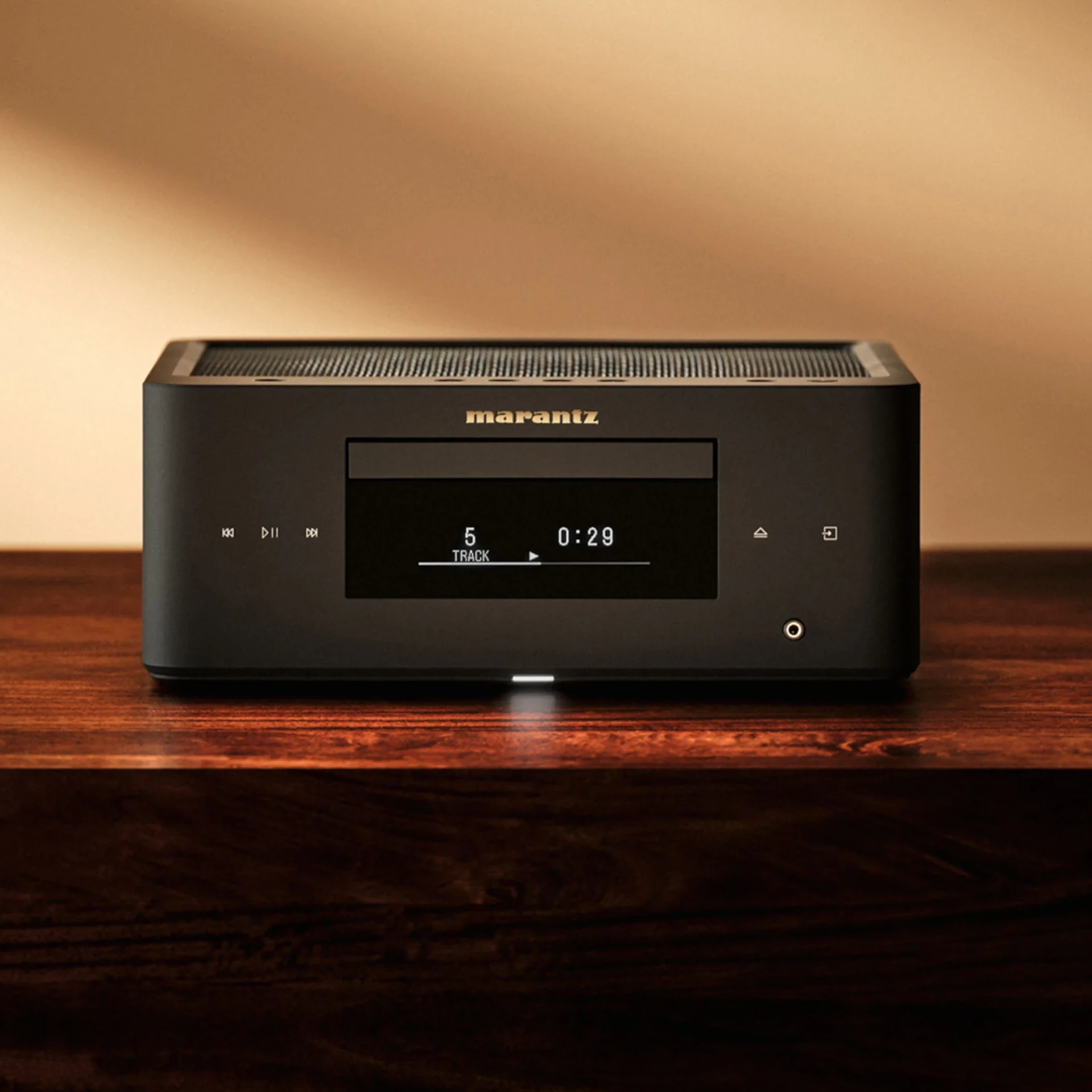 CD-Player, Audioanlage, Schwarz, Digitaldisplay, Kopfhöreranschluss