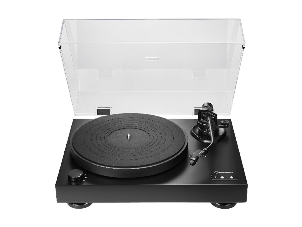 Plattenspieler, Turntable, Schwarz, Schutzhaube, Audio-Equipment