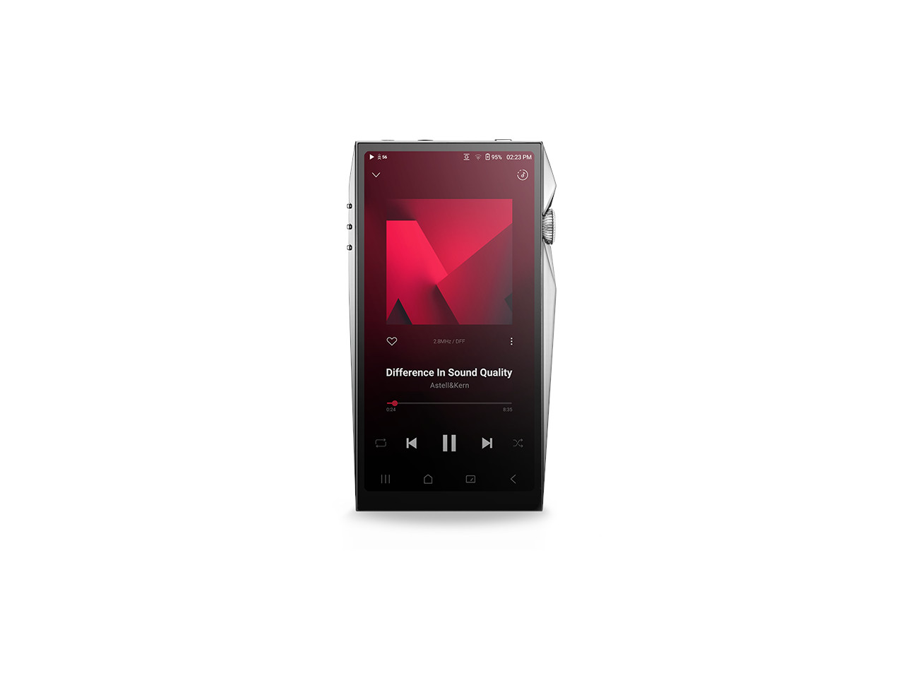 Smartphone-Player, Touchscreen, Metallic, Black, Music Player