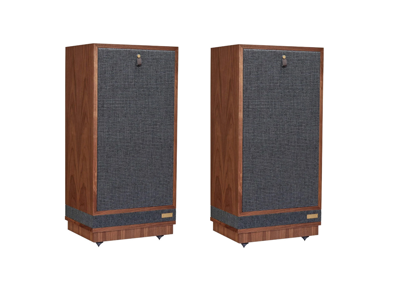 Standlautsprecher, Gehäuse Holz, Woll-/Gewebe-Baffle, Paar, Holzoptik