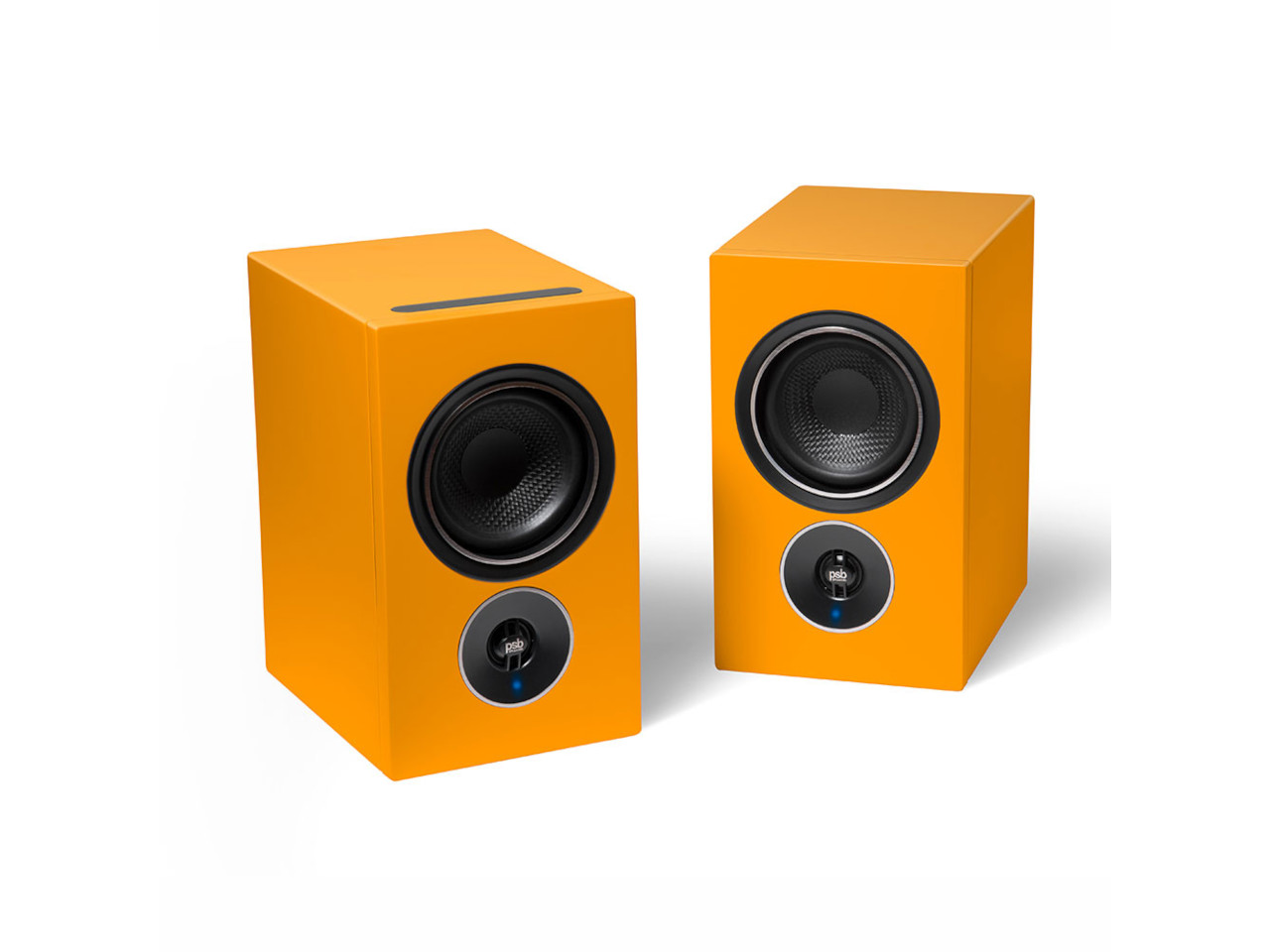 Boxen, Lautsprecher, orange, Studiolautsprecher, Standsystem