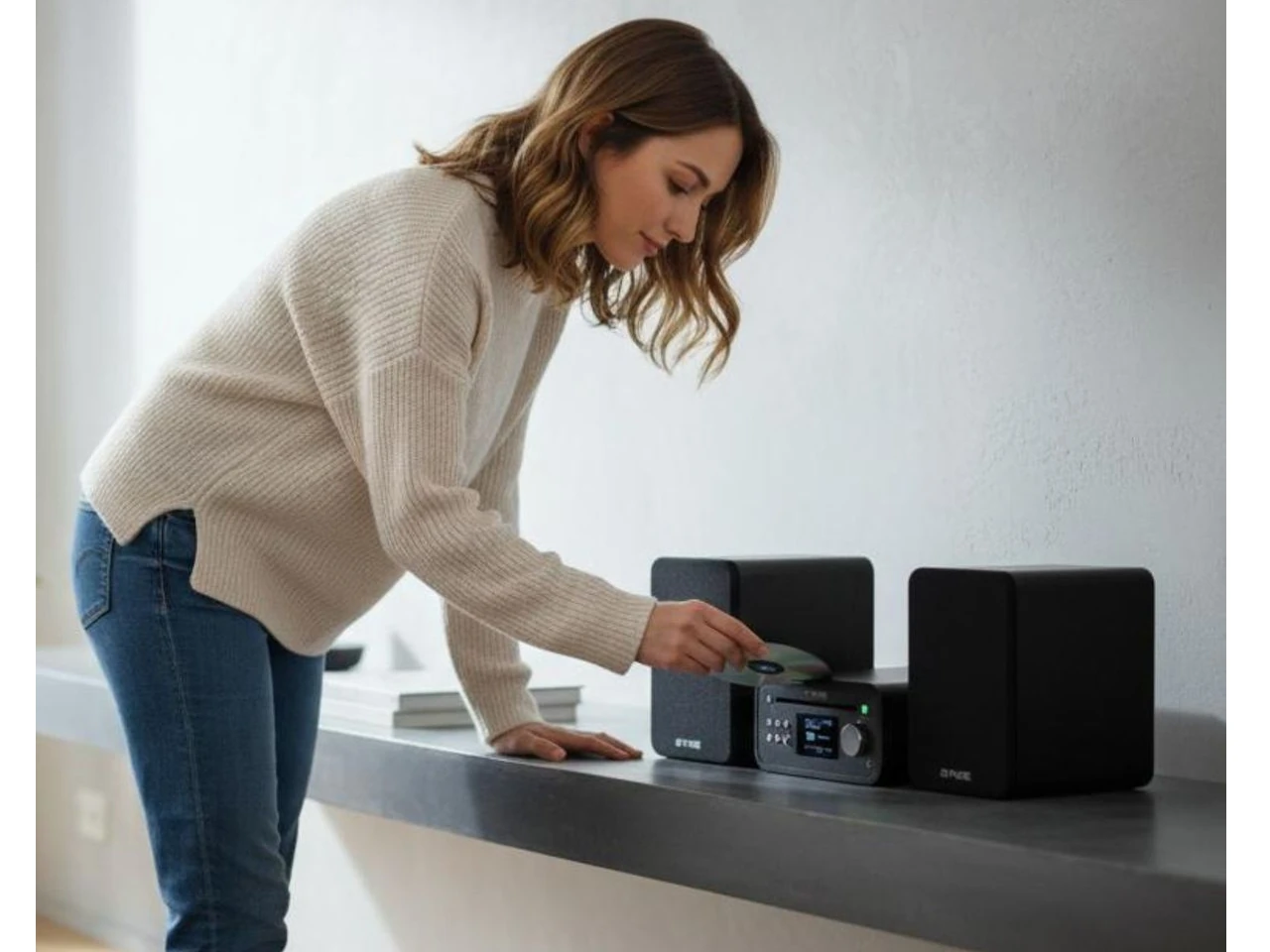 Stereoanlage, Bluetooth, Kompakt, Regalanlage, CD-Player
