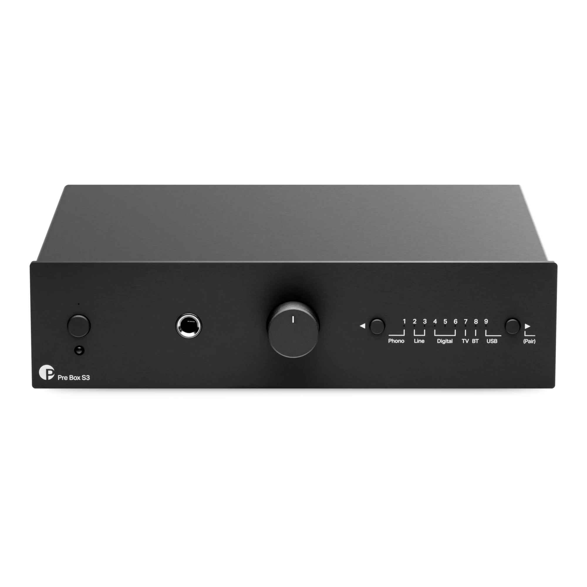 HiFi-Verstärker, Audio-Verstärker, Schwarz, Bedienknopf, Anschlussmöglichkeiten