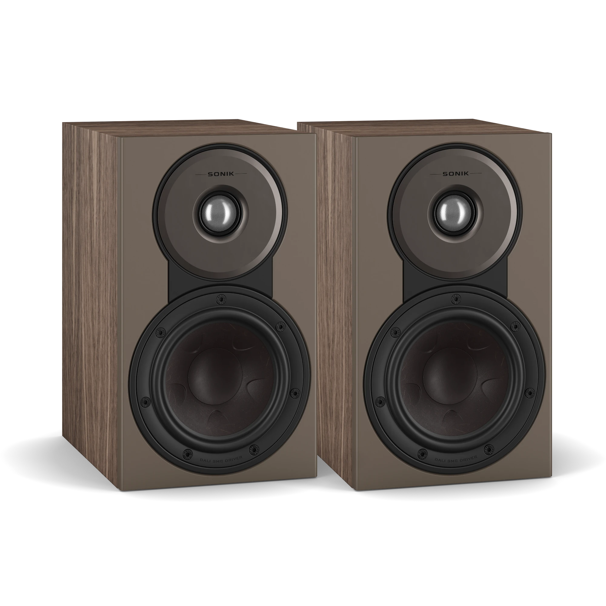 Lautsprecher, Stereo-Lautsprecher, Standlautsprecher, Holzoptik, 2-Wege-Lautsprecher