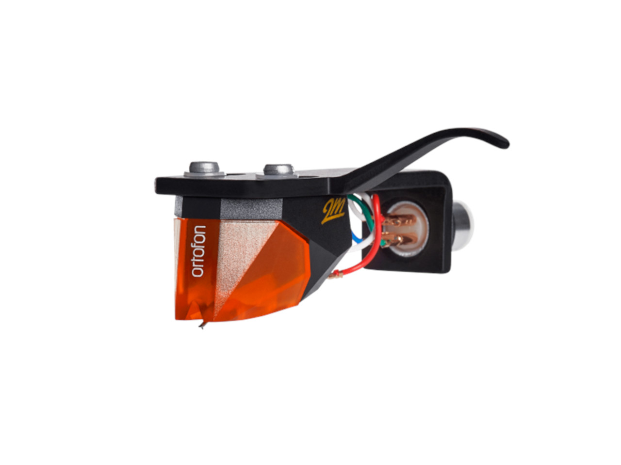 tonabnehmer, orange-transparent, Head shell, Stiftshalter, Tonarm