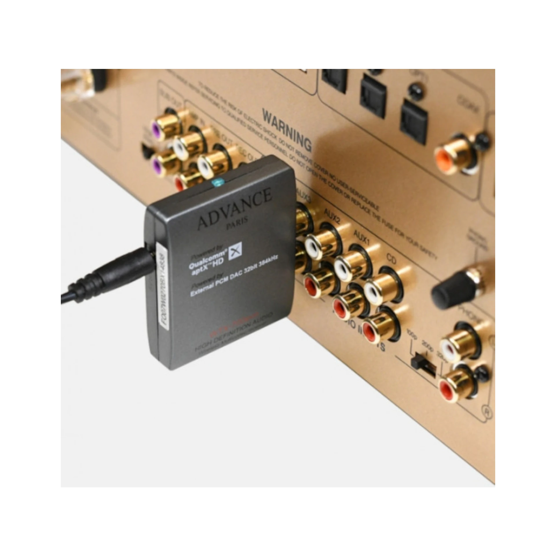 HDMI Audio Extractor, AV Adapter, RCA Anschlüsse, schwarze Box, Wand-Wandler