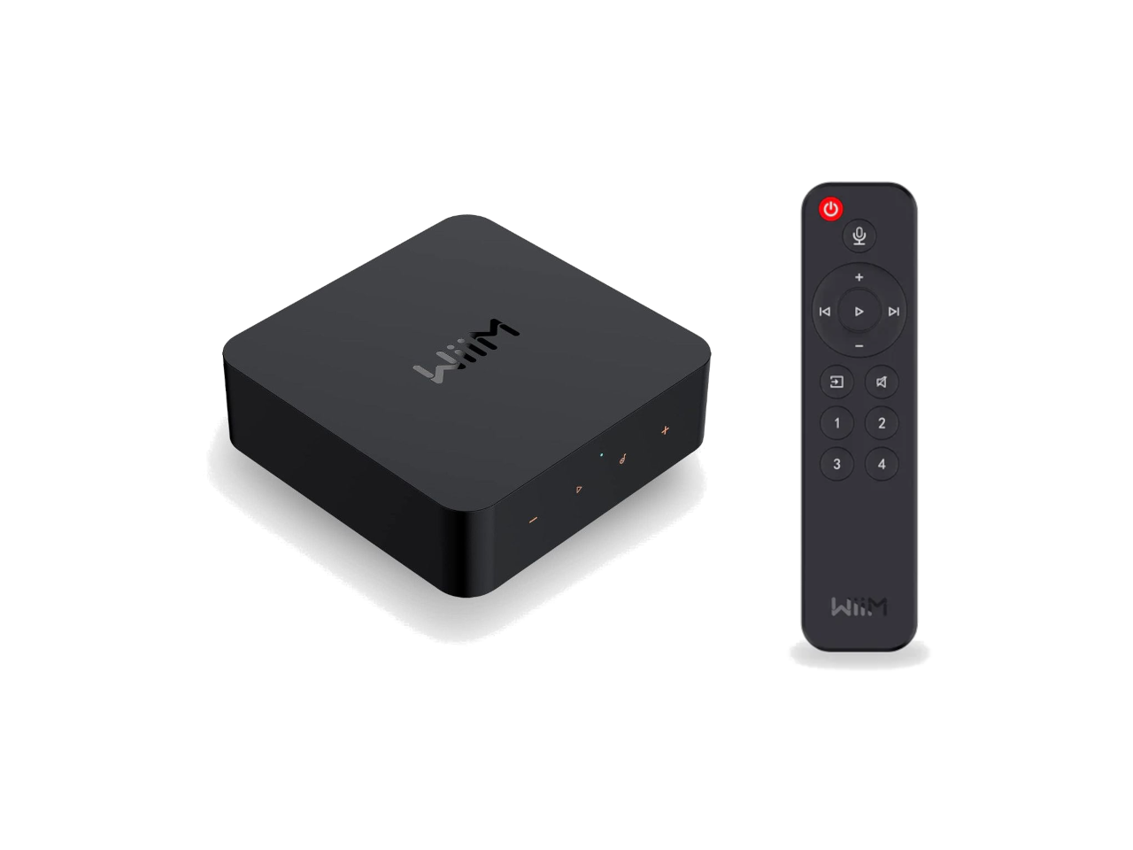 set-top box, Medien-Streaming, schwarz, Fernbedienung, Wiim