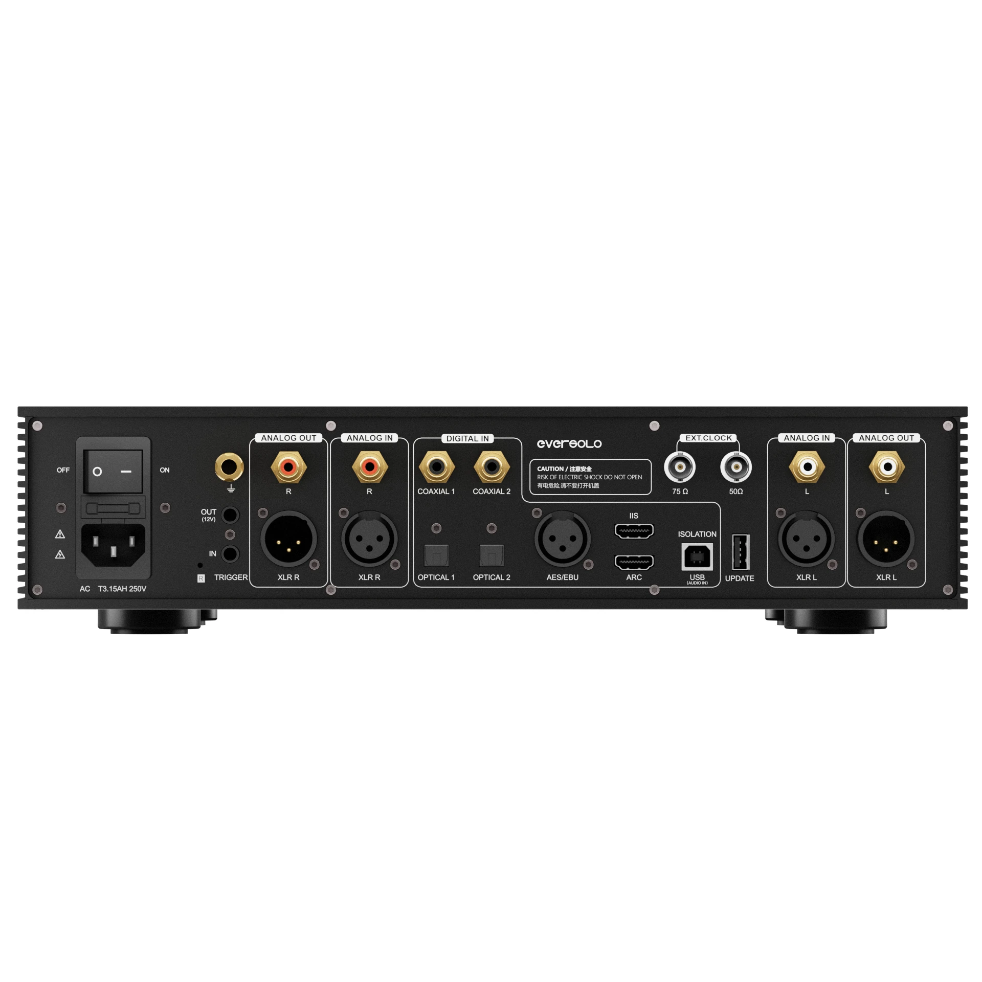 Audio-Schnittstelle, RACK-Mount, Analog-Digital, XLR, Isolierung