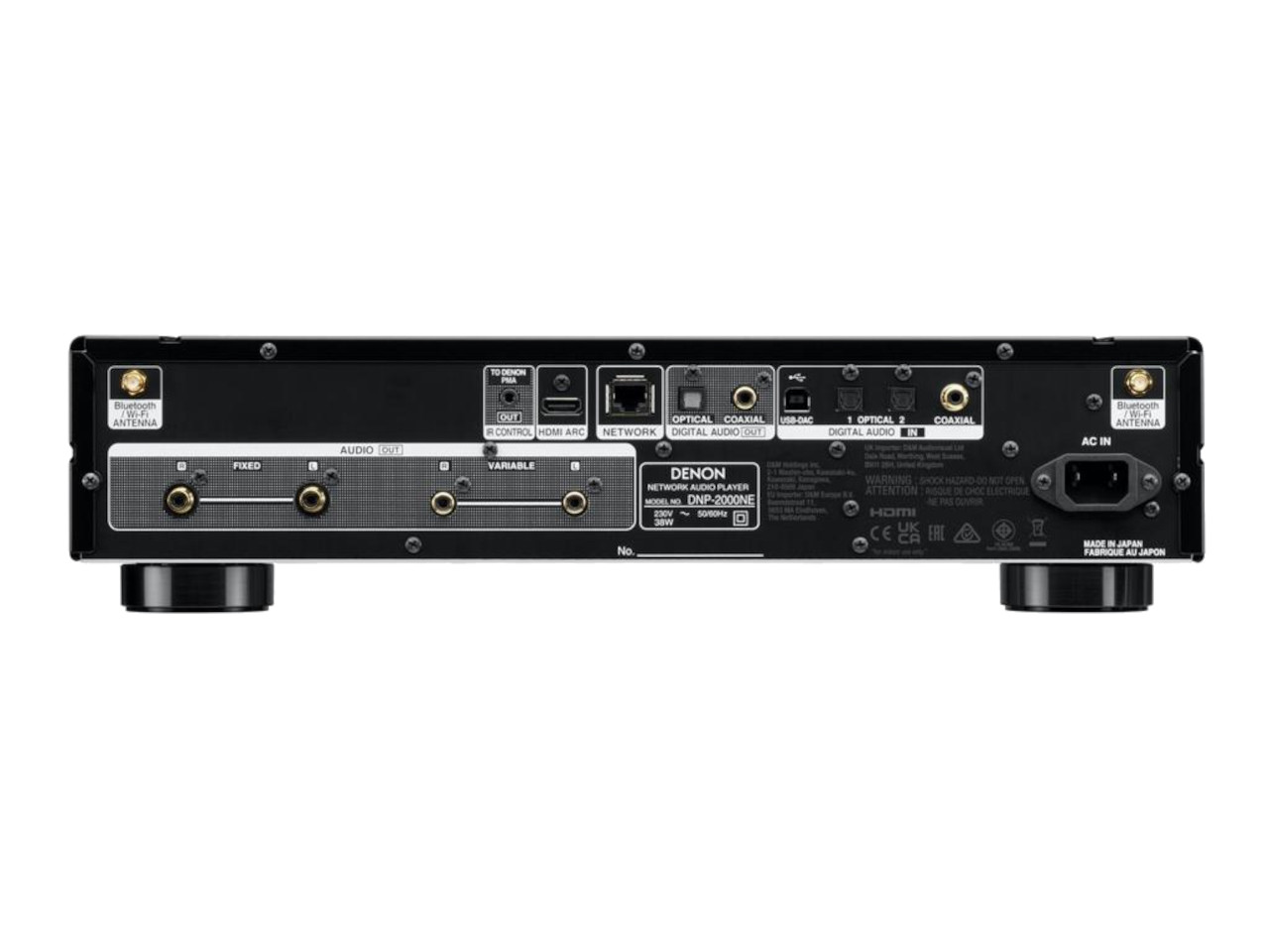 AV-Empfänger, Rückseite, Audio-Ausgänge, HDMI, Koaxial