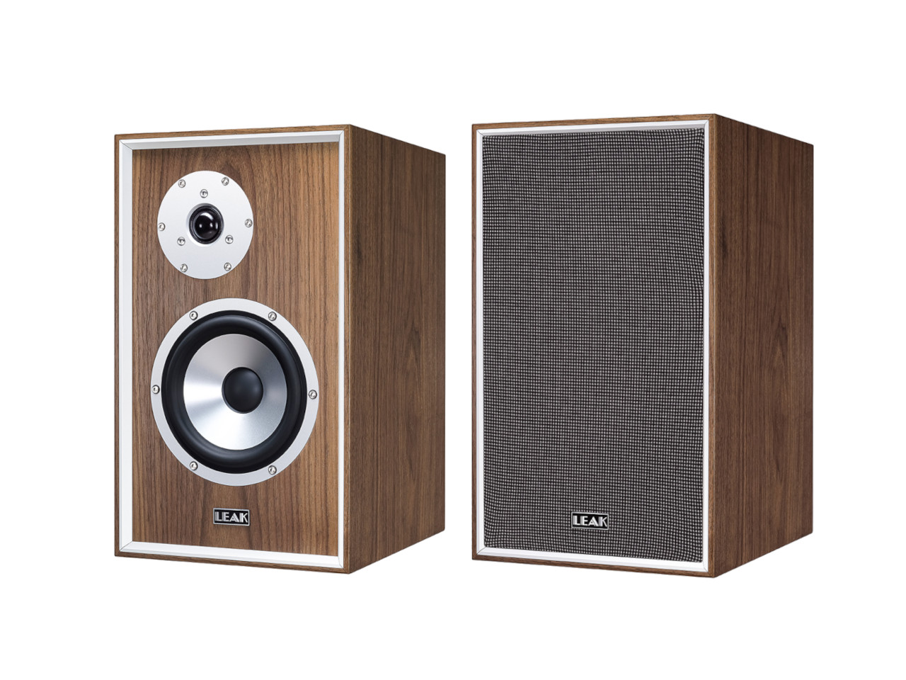 Lautsprecher, Stereo, Holzoptik, Lautsprecher Paar, Holzgehäuse