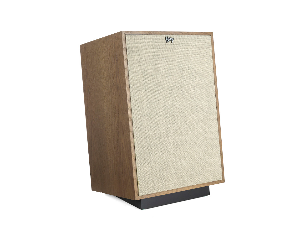 Lautsprecher, Aktiv, Standlautsprecher, Holz, Beige Stoff
