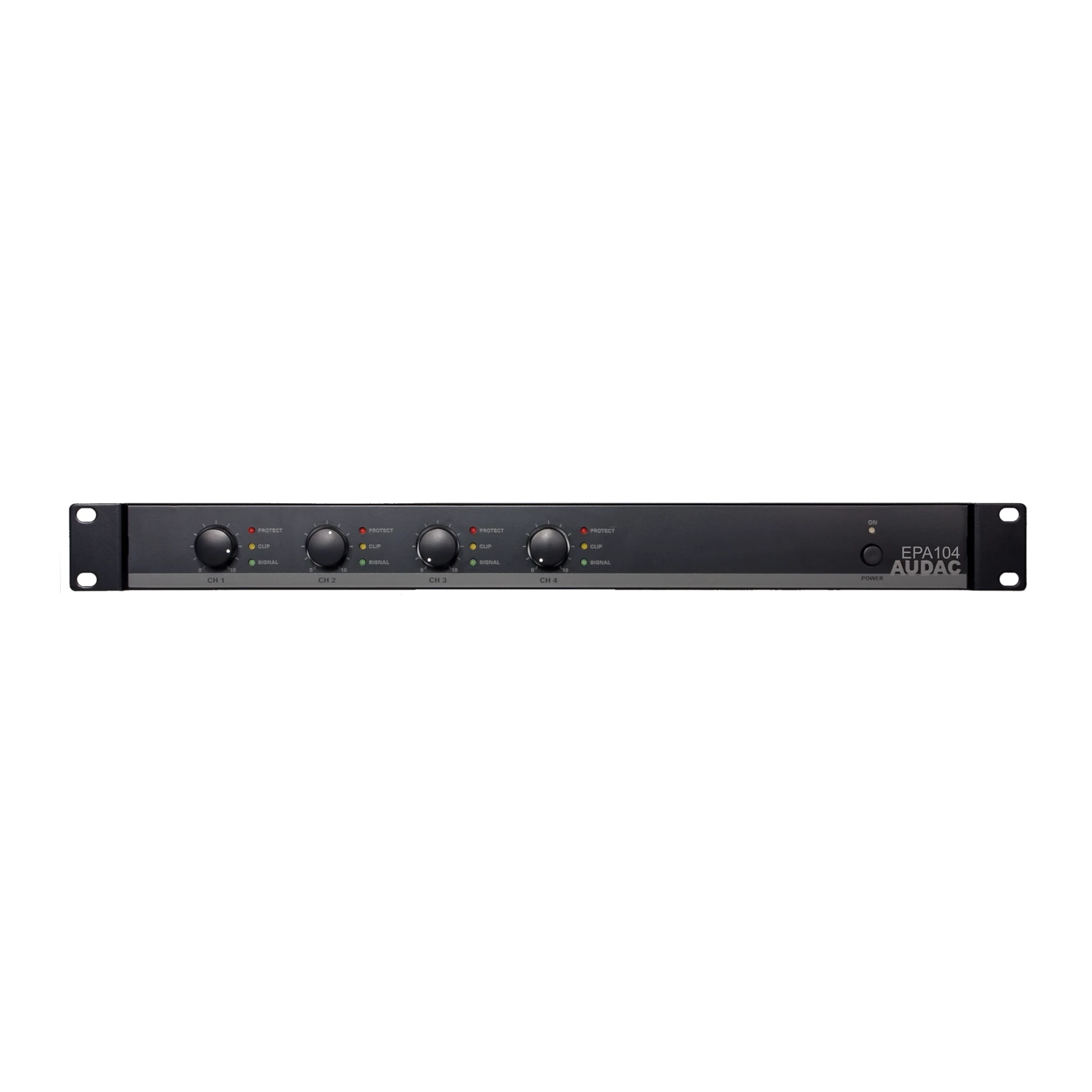 Audio-Schnittstelle, Rackmount, Vier Kanäle, LED-Anzeigen, Netzschalter