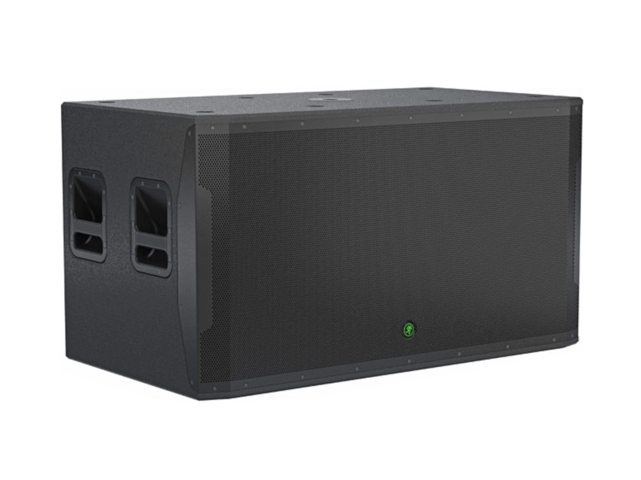 Lautsprecher, Subwoofer, schwarz, Metallgitter, Tragegriffe