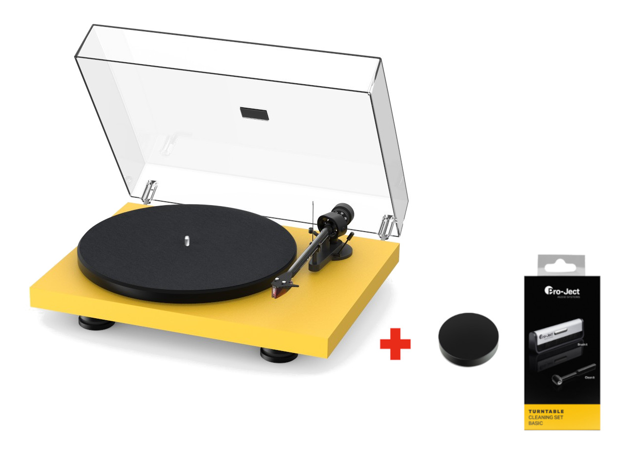 Pro-Ject Debut Carbon EVO Bundle Satin Goldgelb