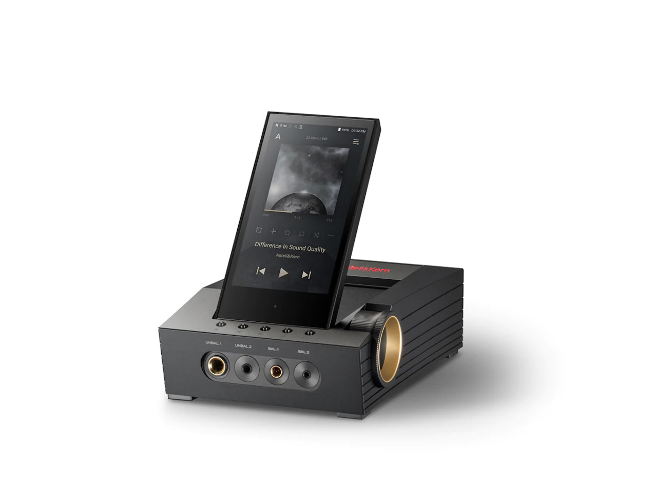 Portable DAC, Kopfhörer-Verstärker, Digital-Analog-Wandler, Docking-Player, Touchscreen-Anzeige