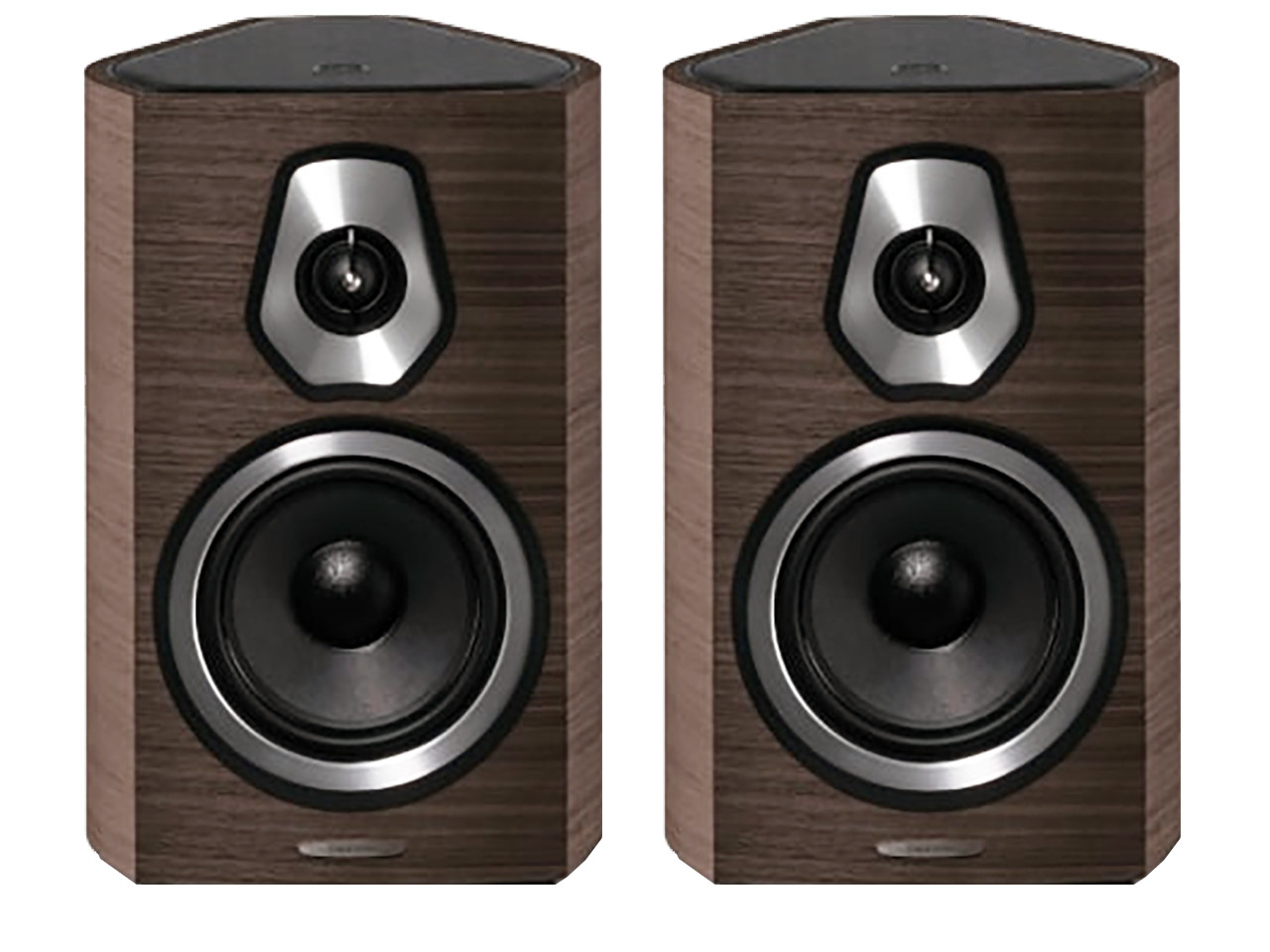 Lautsprecher, Stereoanlage, Holzlook, Lautsprecherpaar, Holzfinish