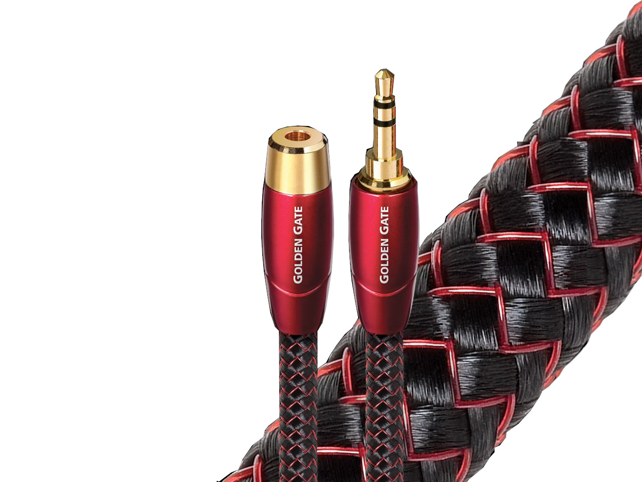 audio kabel, 3.5mm stecker, goldfarben, geflochtenes kabel, adapter kabel