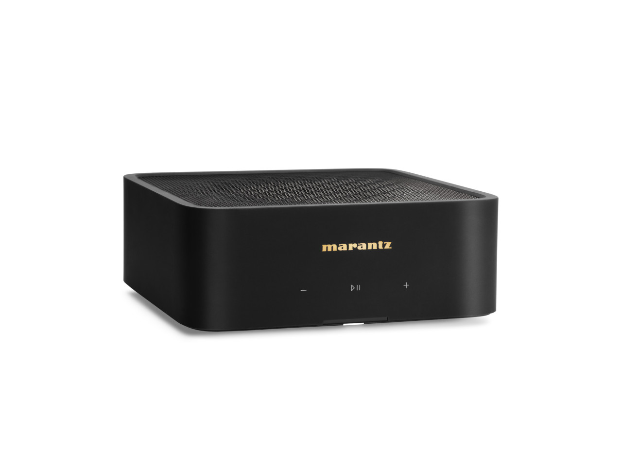 Bluetooth-Lautsprecher, tragbarer Lautsprecher, Schwarz, Lautsprecher-Grill, Marantz-Logo