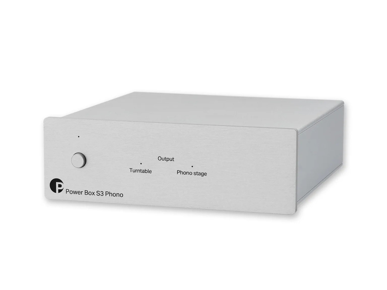 Power Box, Phono Stage, Ausgang, Silberner Gehäuse, Audiophile-Gerät