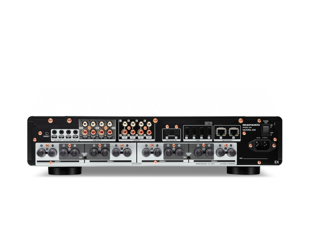 Audio-Mixer, Rückseite, Rackmount, mehrere Anschlüsse, Metallgehäuse