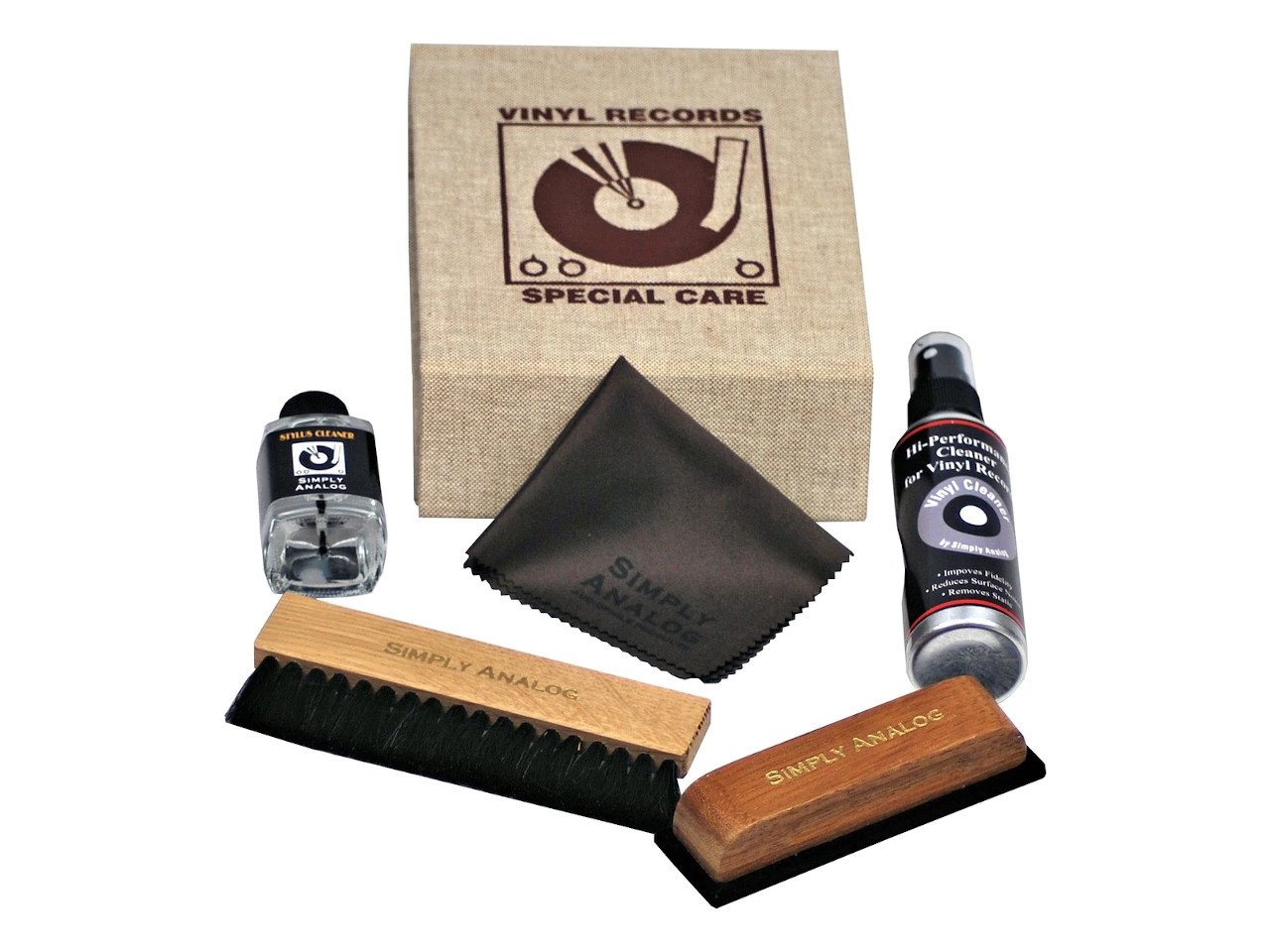 Simply Analog Delux Cleaning Boxset Brown