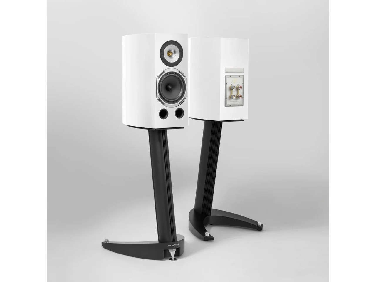 regulierender Lautsprecher,  Standlautsprecher weiß,  Lautsprecherpaar,  White speaker,  Bodenständer-Lautsprecher
