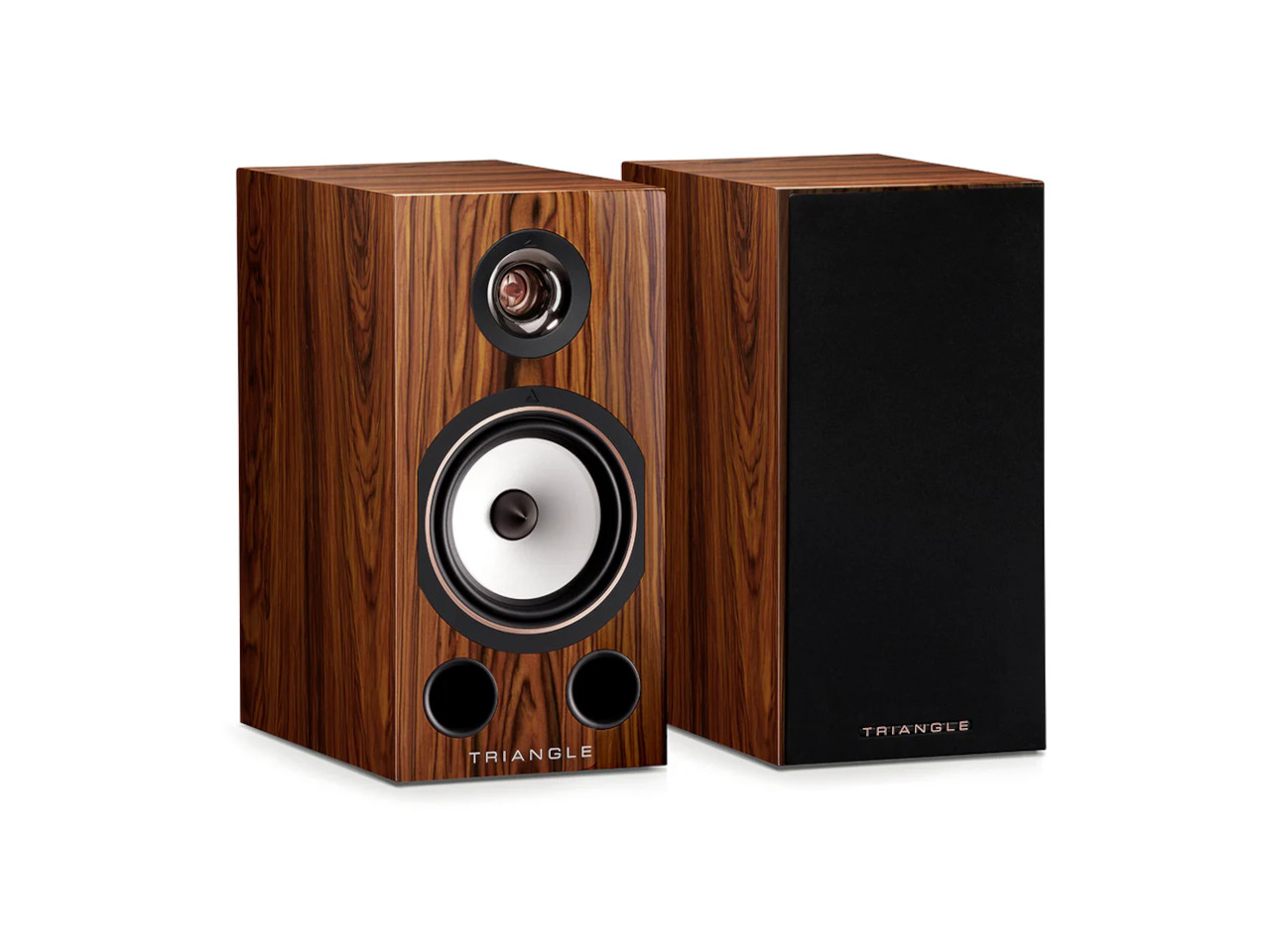 Lautsprecher, Stereo-Lautsprecher, Holzoptik, 2-Wege-System, Regal-Lautsprecher