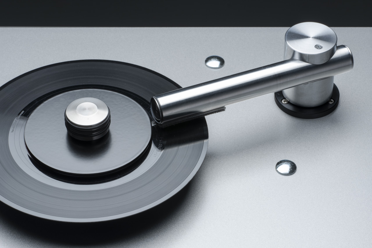 Plattenspieler, Vinyl, Turntable, Tonarm, Platte