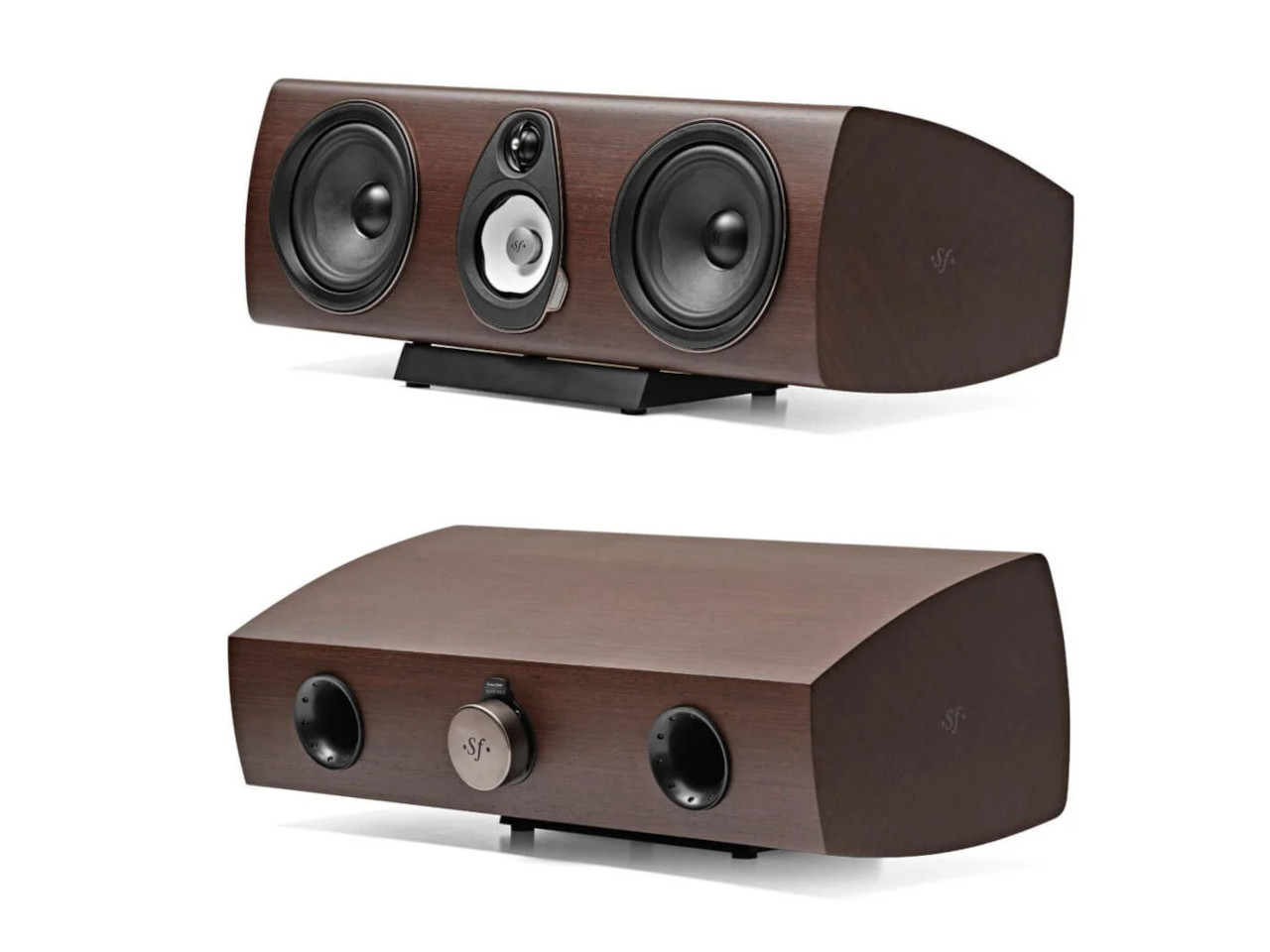 Lautsprecher, Standlautsprecher, Holzfinish, 3-Wege, Dual/Subwoofer