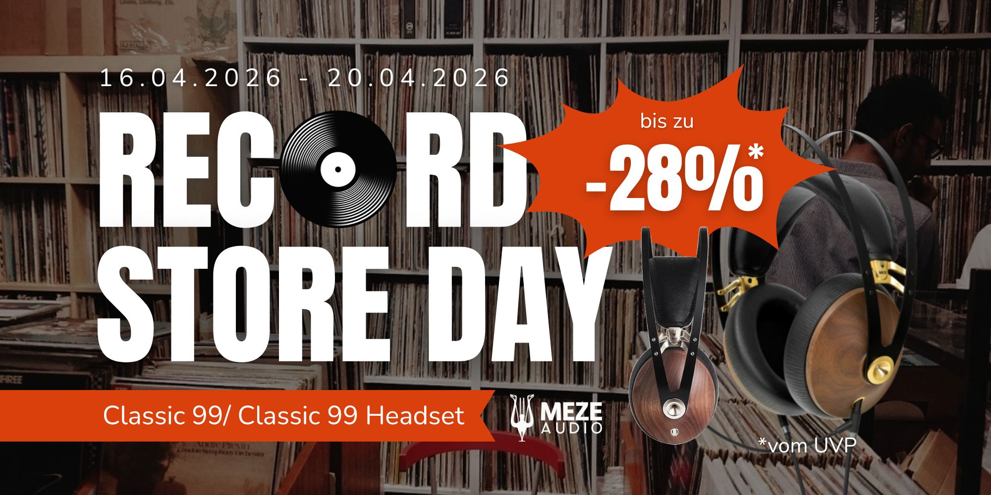 kopfhörer, over-ear, holz/holzoptik, kopfhörer cuir, record store day