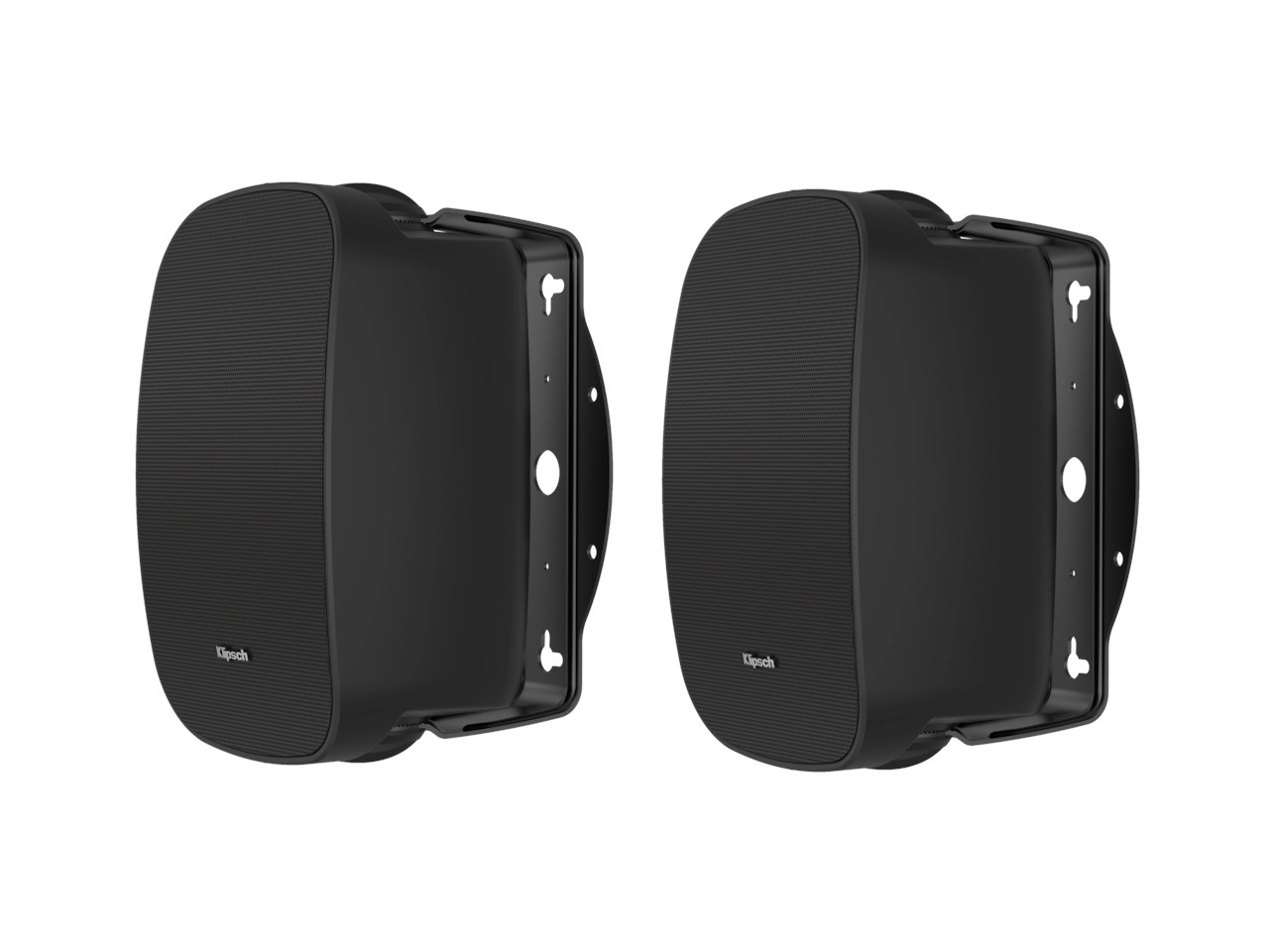 Lautsprecher, Stereo, Wandhalterung, 2 Stück, Schwarz