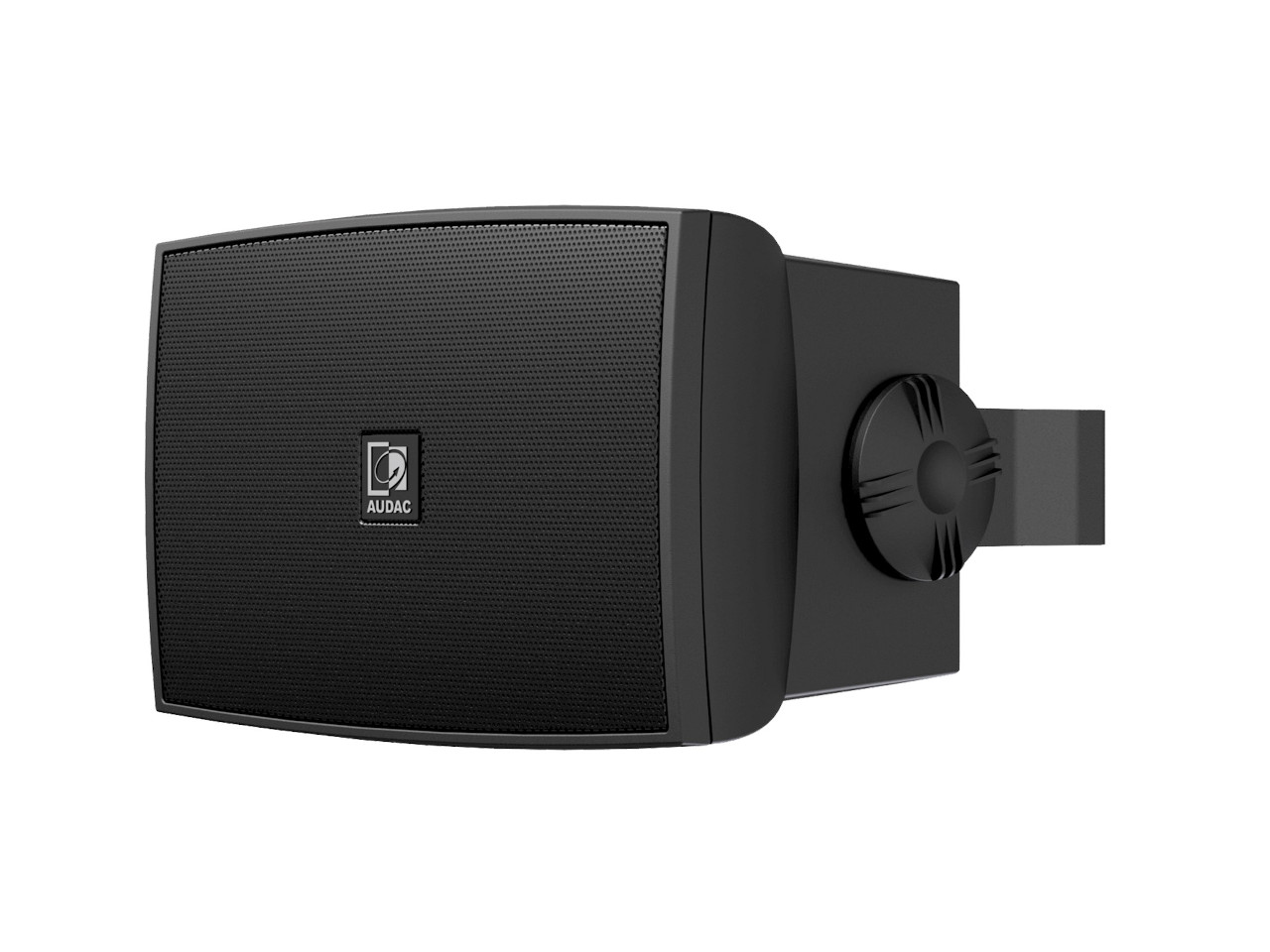 Lautsprecher, Wandhalterung, Schwarz, Kompakt, Audac-Logo