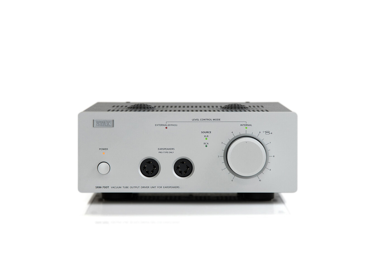 vacuum tube output driver, Audioverstärker, Drehknopf, XLR-Anschlüsse, Rack-Mount-Einheit