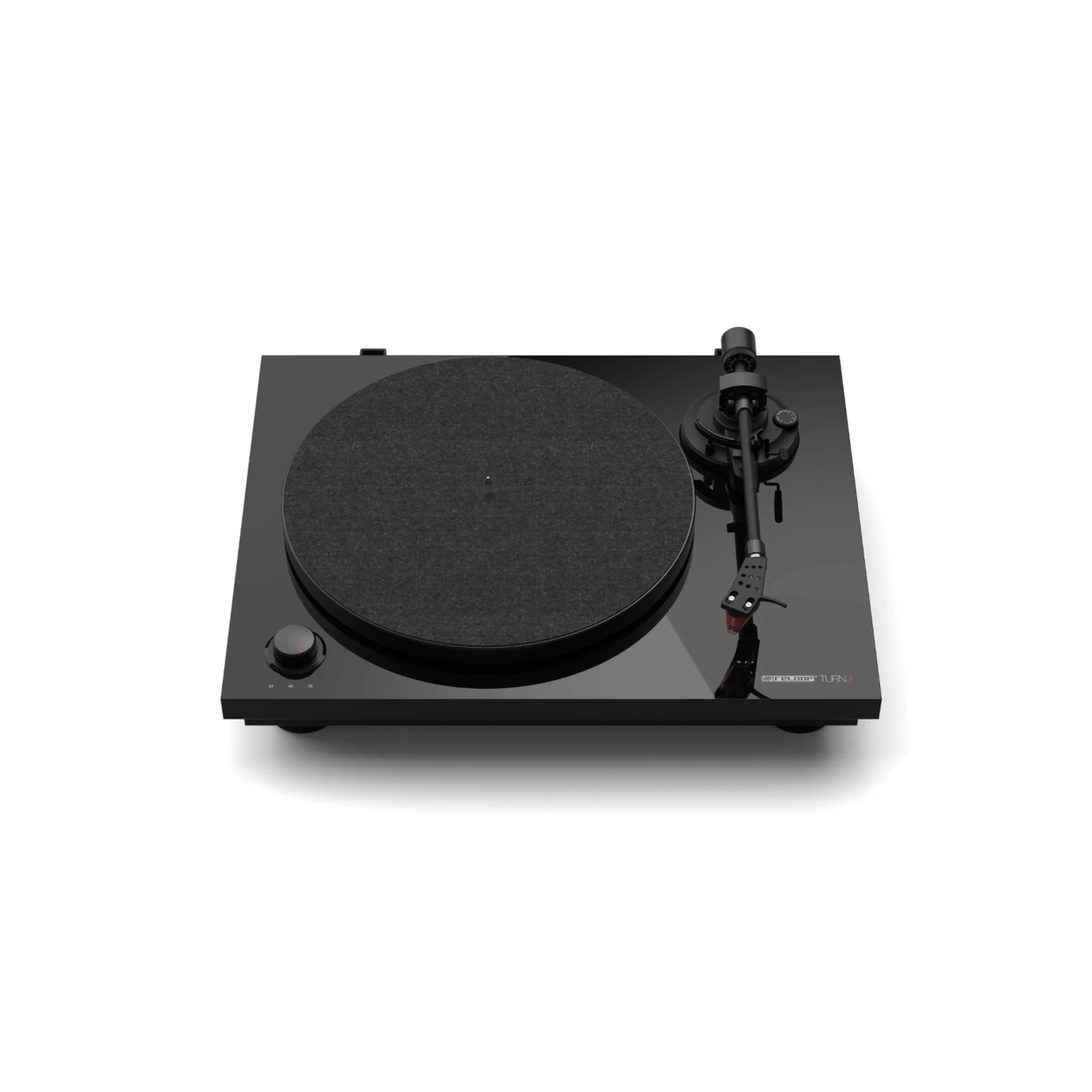 Plattenspieler, Turntable, Schwarz, Plattenlaufwerk, Tonearm