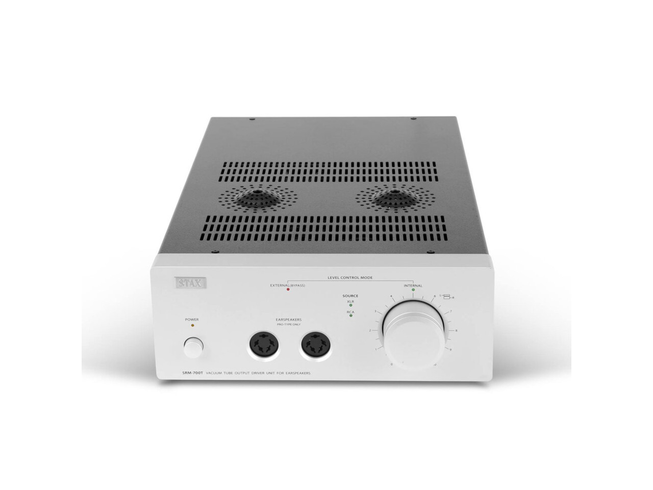 Verstärker, Amplifier, Stereo-Verstärker, Vakuumröhren, Reglerknopf