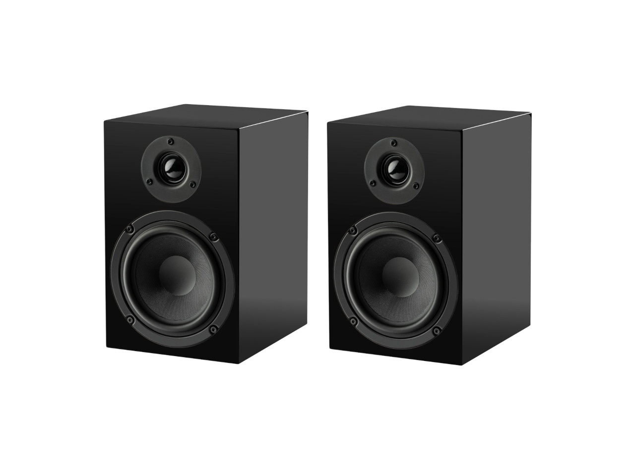 Lautsprecher, Stereo-Lautsprecher, Standlautsprecher, Schwarz, Paar