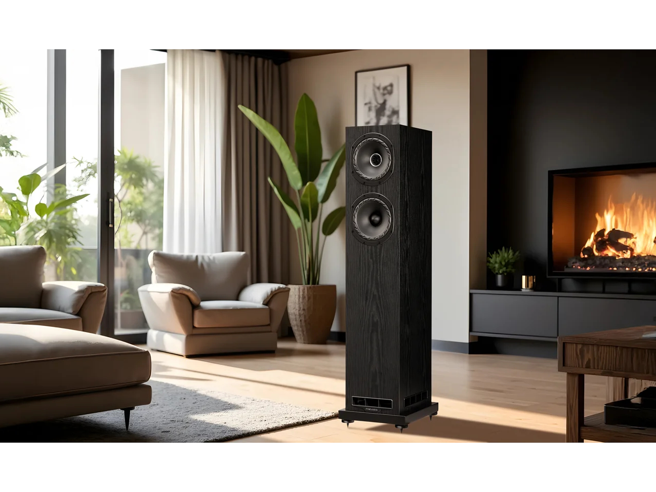 Drinnen, Innenarchitektur, Kamin, Elektronik, Sprecher