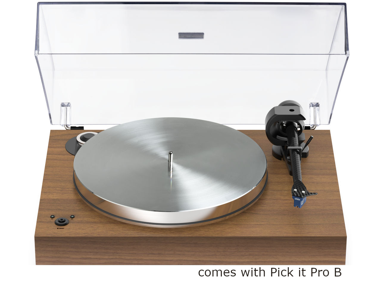 Turntable, Schallplatte, Holzbasis, Tonarm, Platte