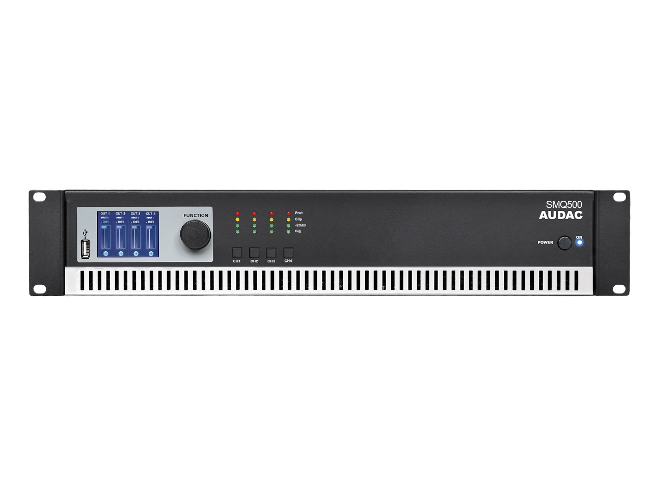 Pro-Audio, Rack-Mount, Audio-Interface, 4-Channel, LED-Indicator