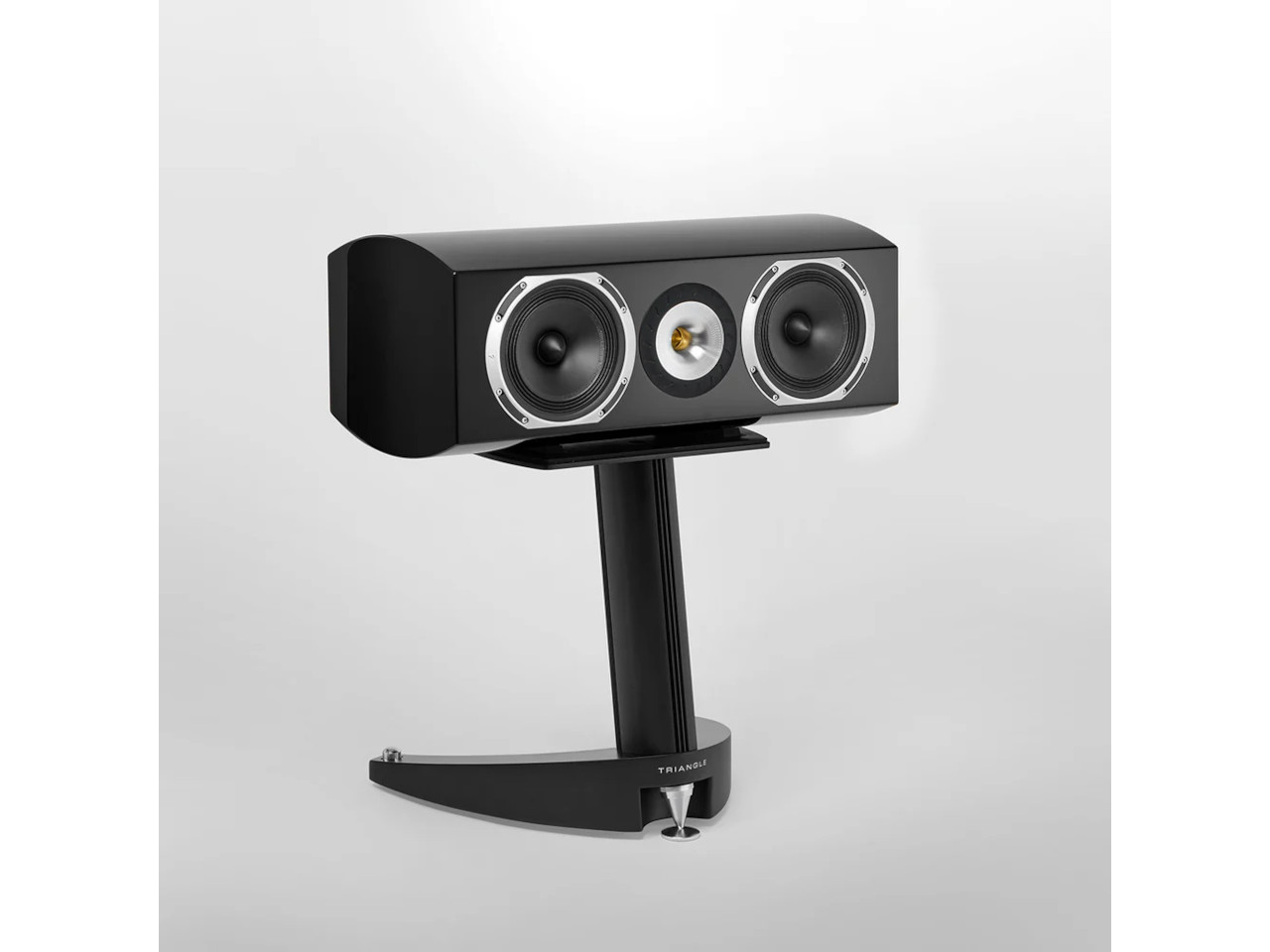 Lautsprecher, Center-Lautsprecher, 3-Wege, Schwarz, Stativständer