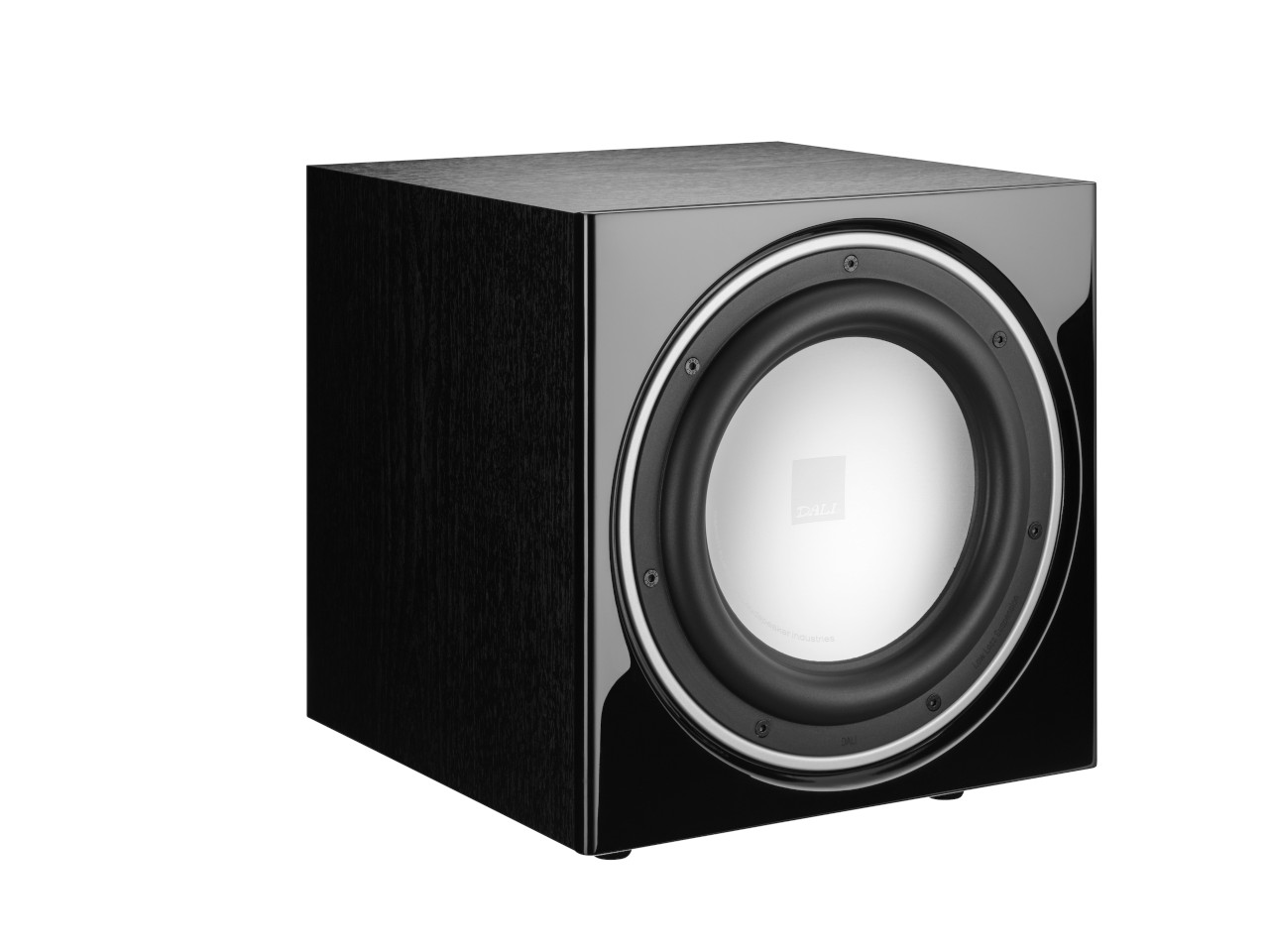subwoofer, lautsprecher, gehäuse, schwarz, runde-treiber